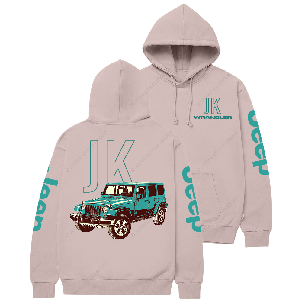 Green Wrangler JK Jp Casual Hoodie