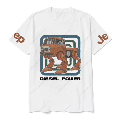 Funny Style Diesel Power Red  Four Wheeler JP T-Shirt