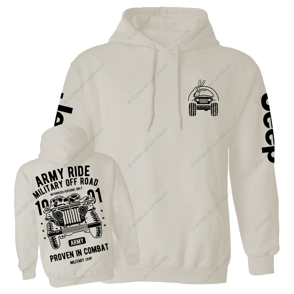 Army Ride Military Off Road 1991 Jp Casual Hoodie