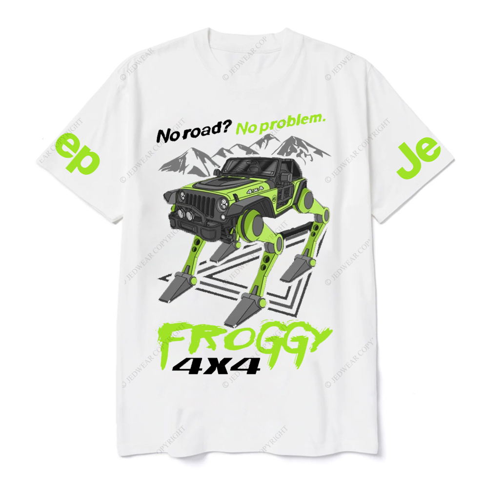 No Road No roblem  Froggy JP T-Shirt