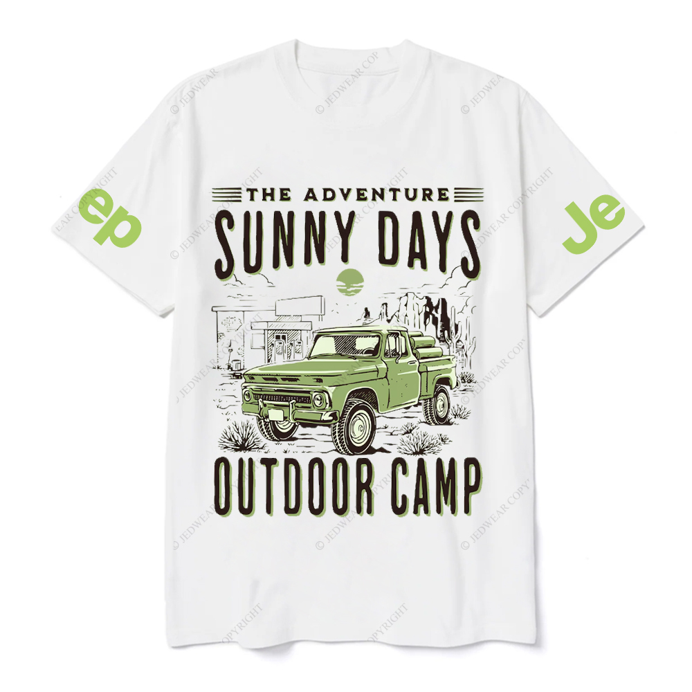 Hawaii The Adventure Summer Days Outdoor Camp JP T-Shirt