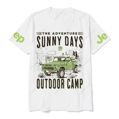 Hawaii The Adventure Summer Days Outdoor Camp JP T-Shirt