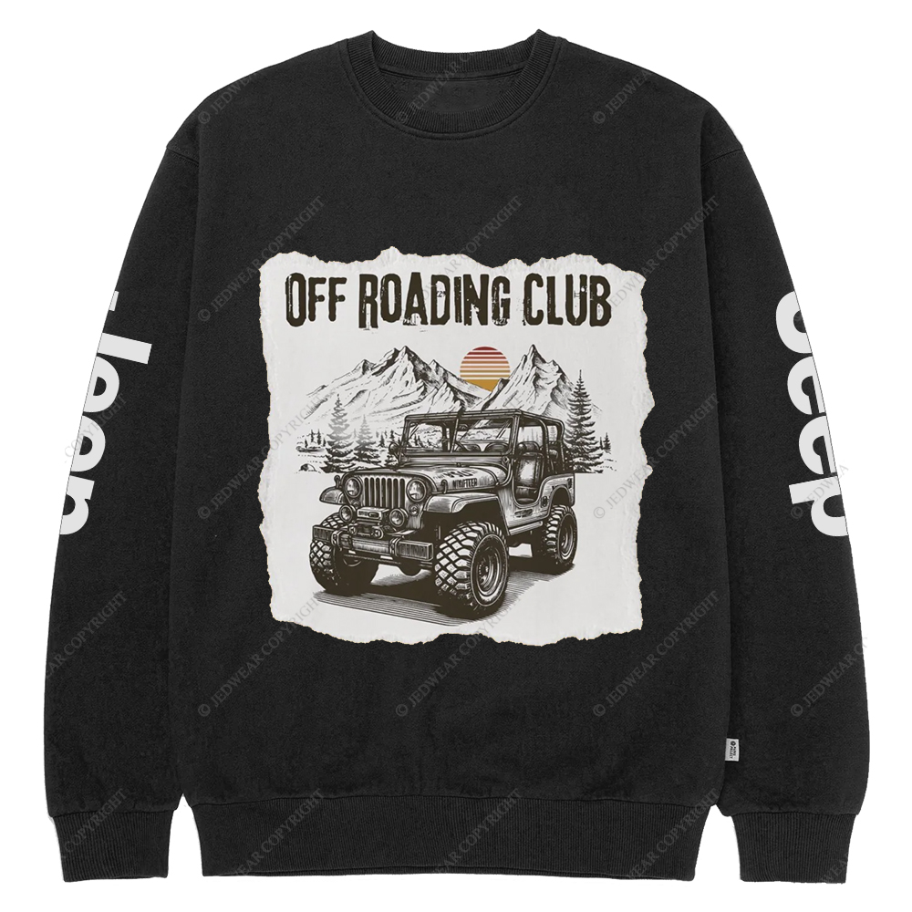 Off-Roading Club Jp Crew Neck Sweatshirt