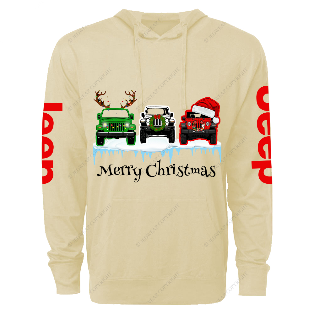 Merry Christmas Jp Lightweight Hoodie