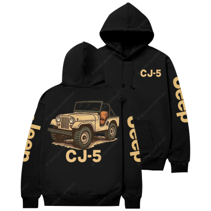 Yellow CJ-5 Jp Casual Hoodie