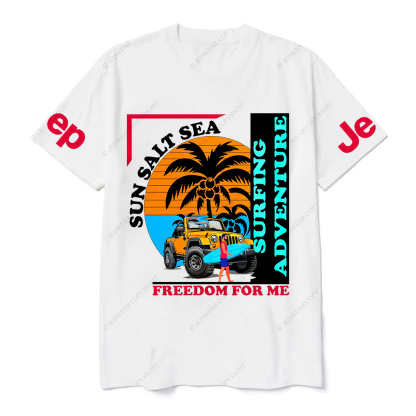 Sun Salt Sea Freedom For Me Surfing Adventure JP T-Shirt