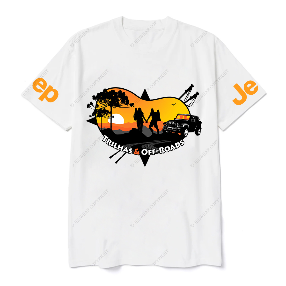 Trilhas Off-Roads Adventure Couples Camping JP T-Shirt