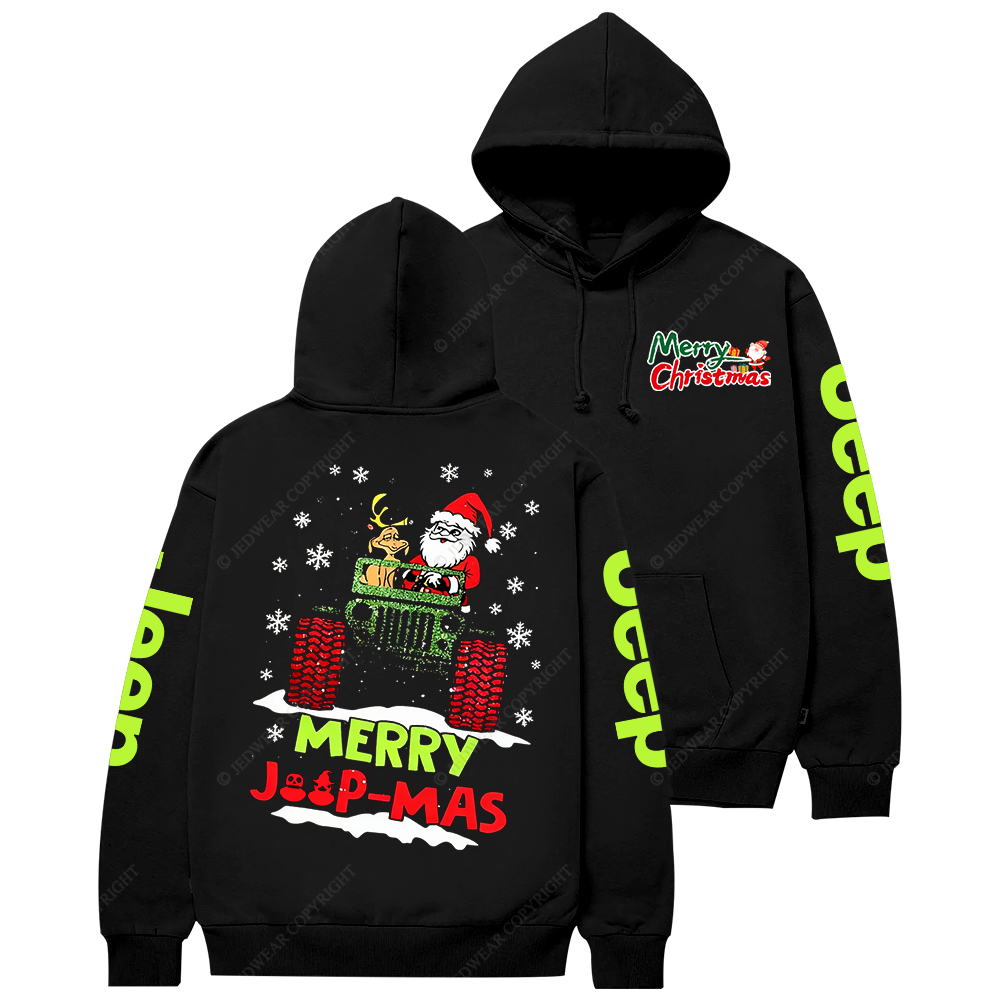 Merry Christmas Santa Claus Driving Jp Casual Hoodie