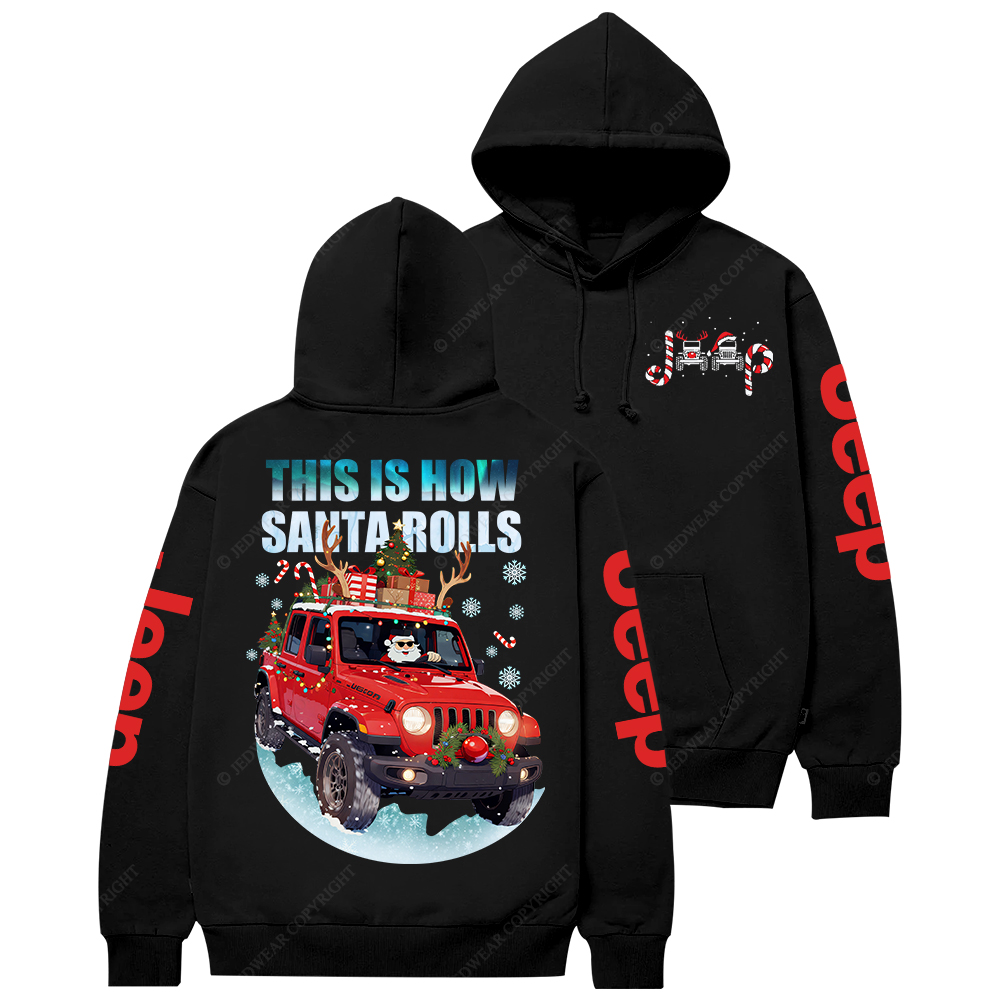 This Is How Santa Rolls Jp Casual Hoodie