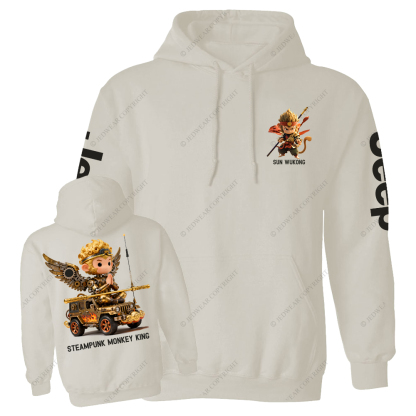 Sun Wukong Steampunk Monkey King Jp Casual Hoodie