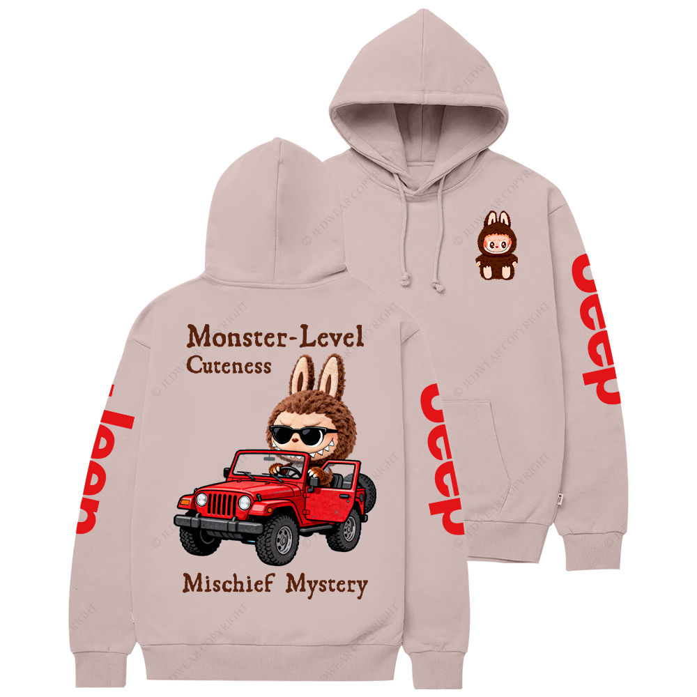 Monster-Level Cuteness Mischief  Mystery Labubu Jp Casual Hoodie