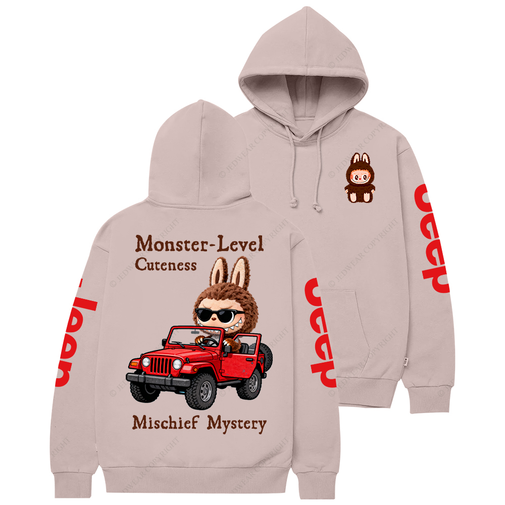 Monster-Level Cuteness Mischief  Mystery Labubu Jp Casual Hoodie
