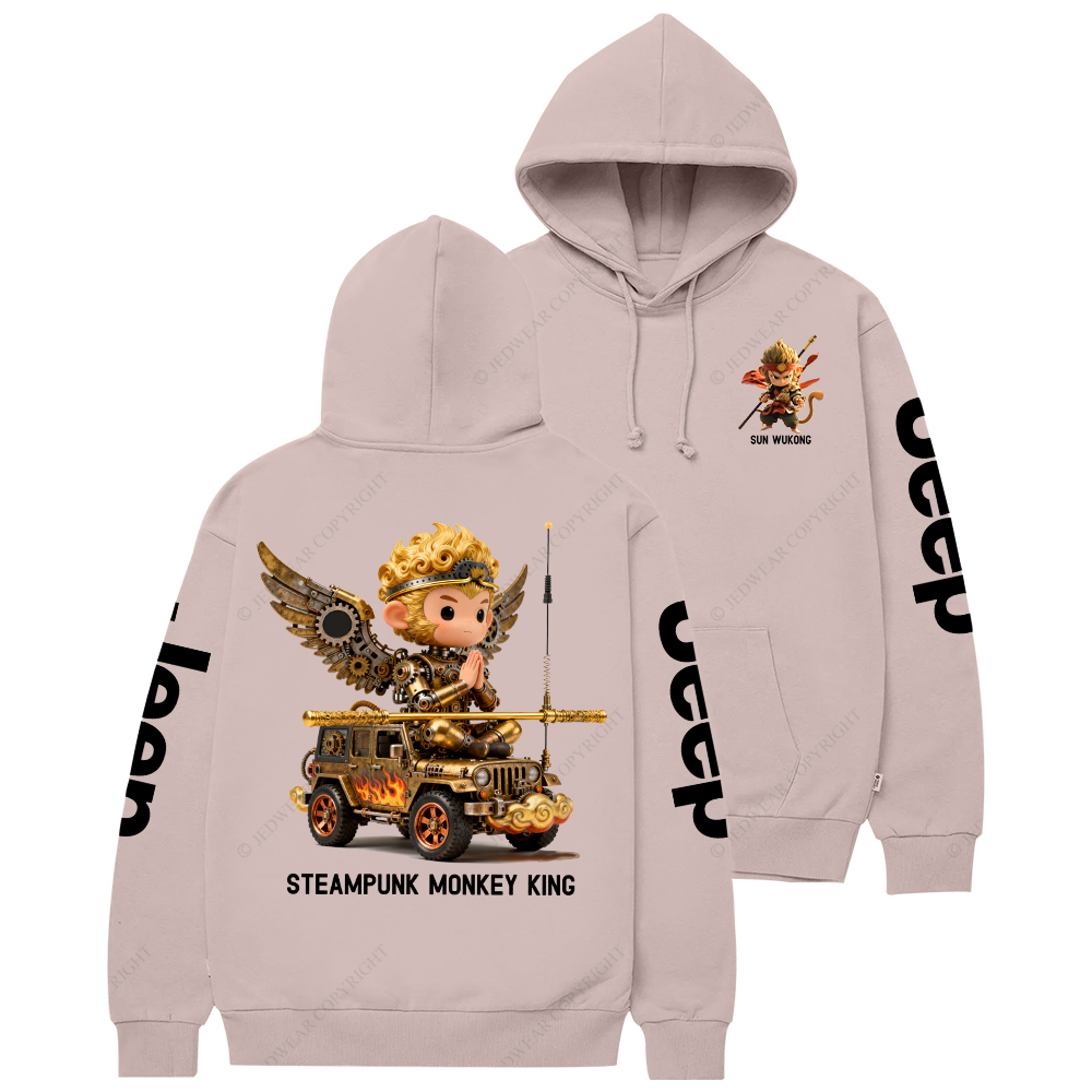 Steampunk Monkey King Jp Casual Hoodie