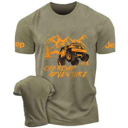 Off-Road The Vehicle Drives Over The Rocks With Difficulty JP T-Shirt