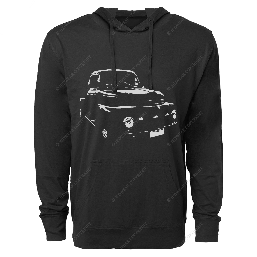 1951 Black F1 Pickup Truck FJ Oversized Lightweight Hoodie   