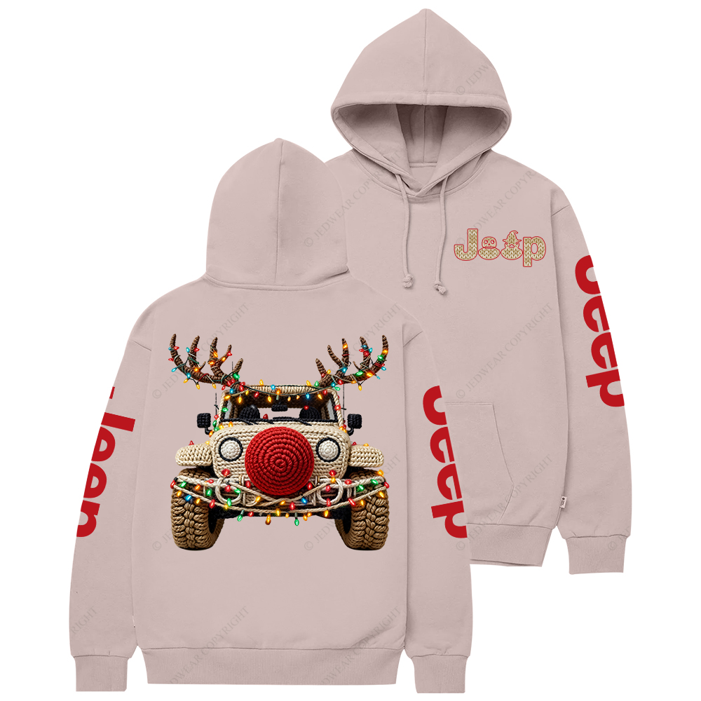 Trendy Christmas Crochet Pattern Jp Casual Hoodie