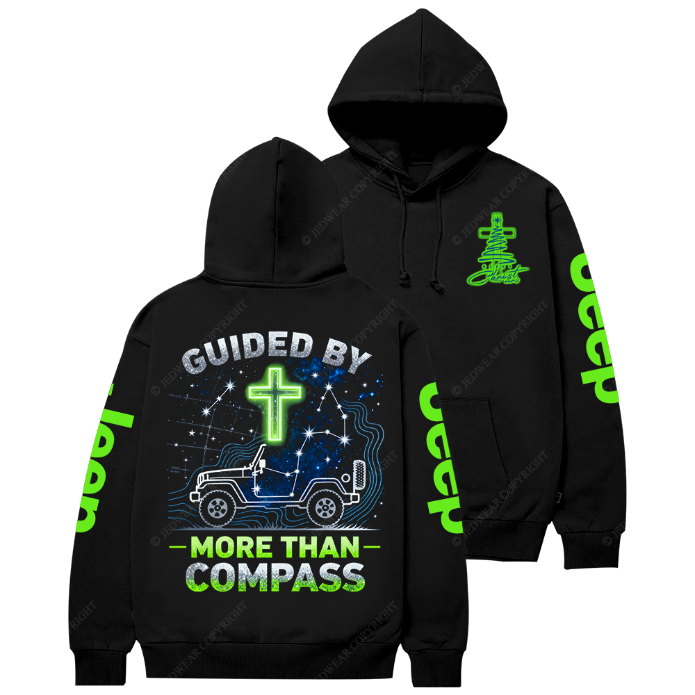 Guide By More Than Compass Jesus Jp Casual Hoodie