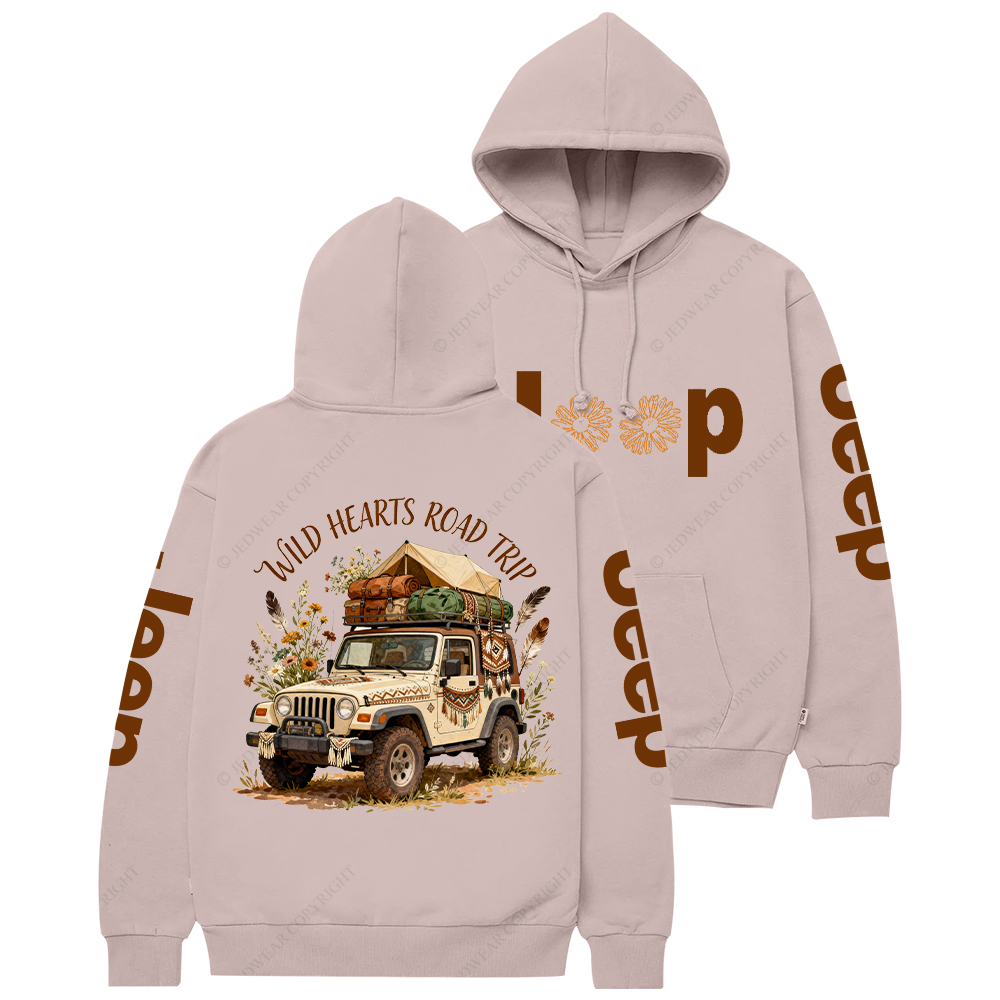 Wild Hearts Road Trip Jp Casual Hoodie