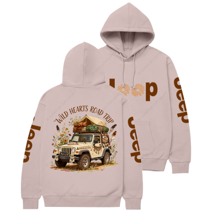 Wild Hearts Road Trip Jp Casual Hoodie