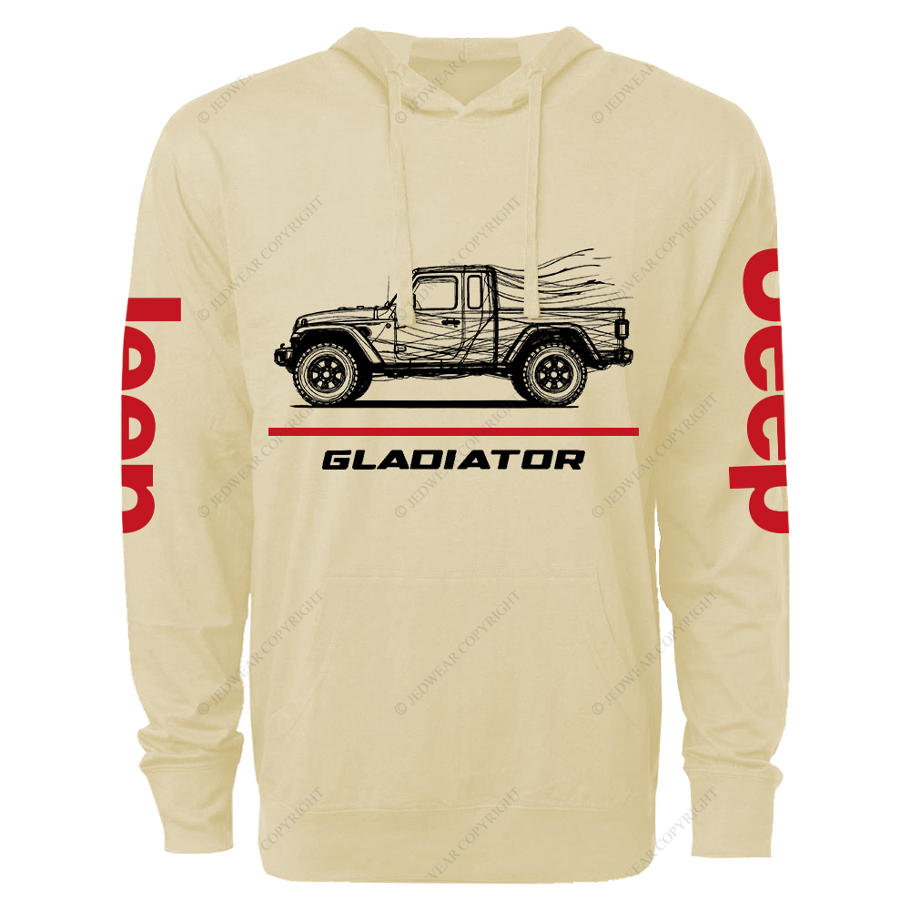 Gladiator Red Line Jp Oversized Lightweight Hoodie   