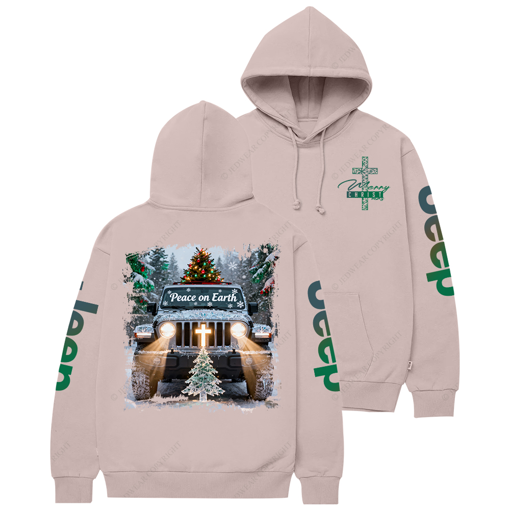 Merry Christmas Peace On Earth Jp Casual Hoodie
