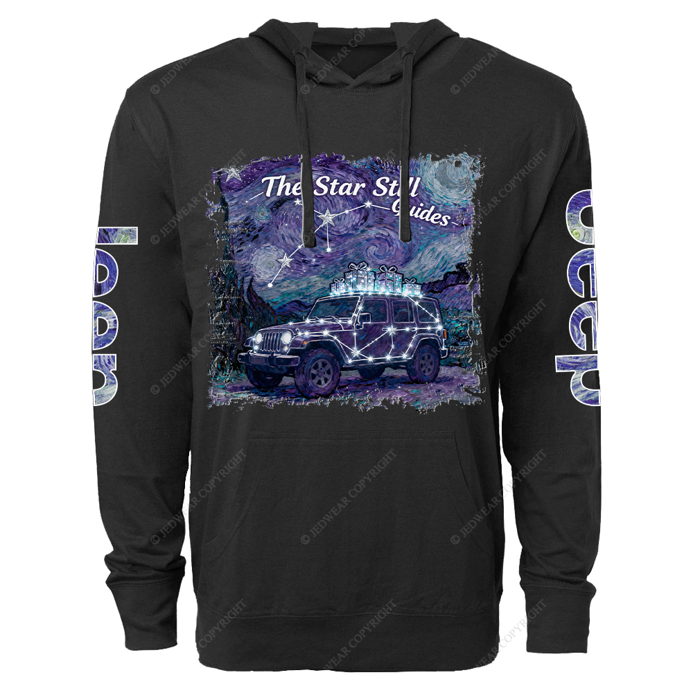 The Star Still Guides Jp Oversized Lightweight Hoodie   