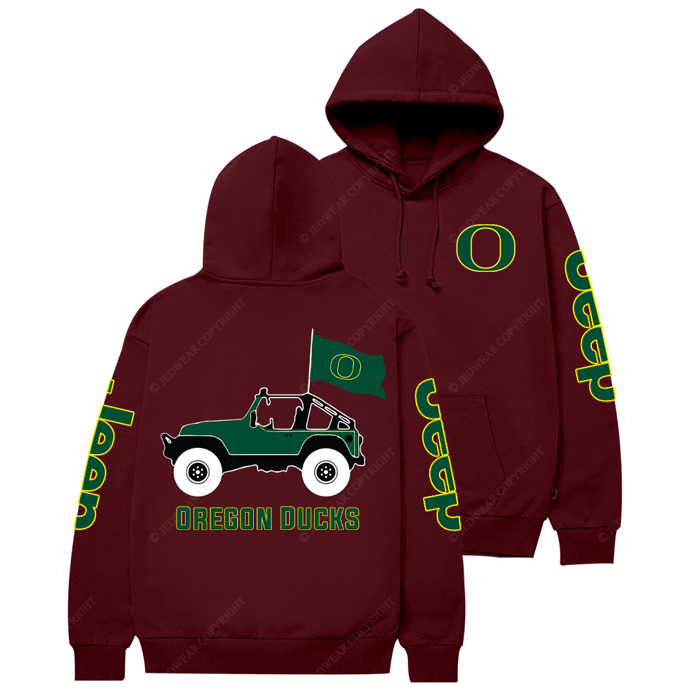 Oregon Ducks Football Jp Casual Hoodie