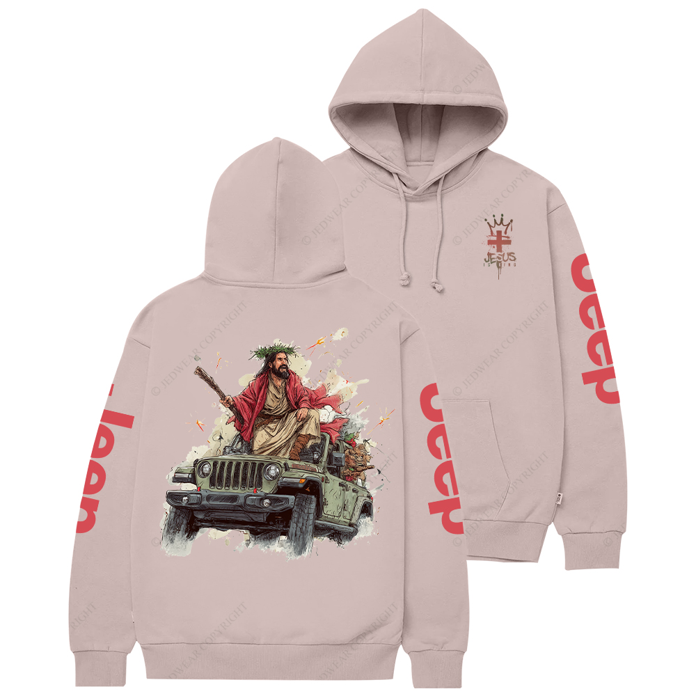 Religion Jesus Is King Cross Jp Casual Hoodie