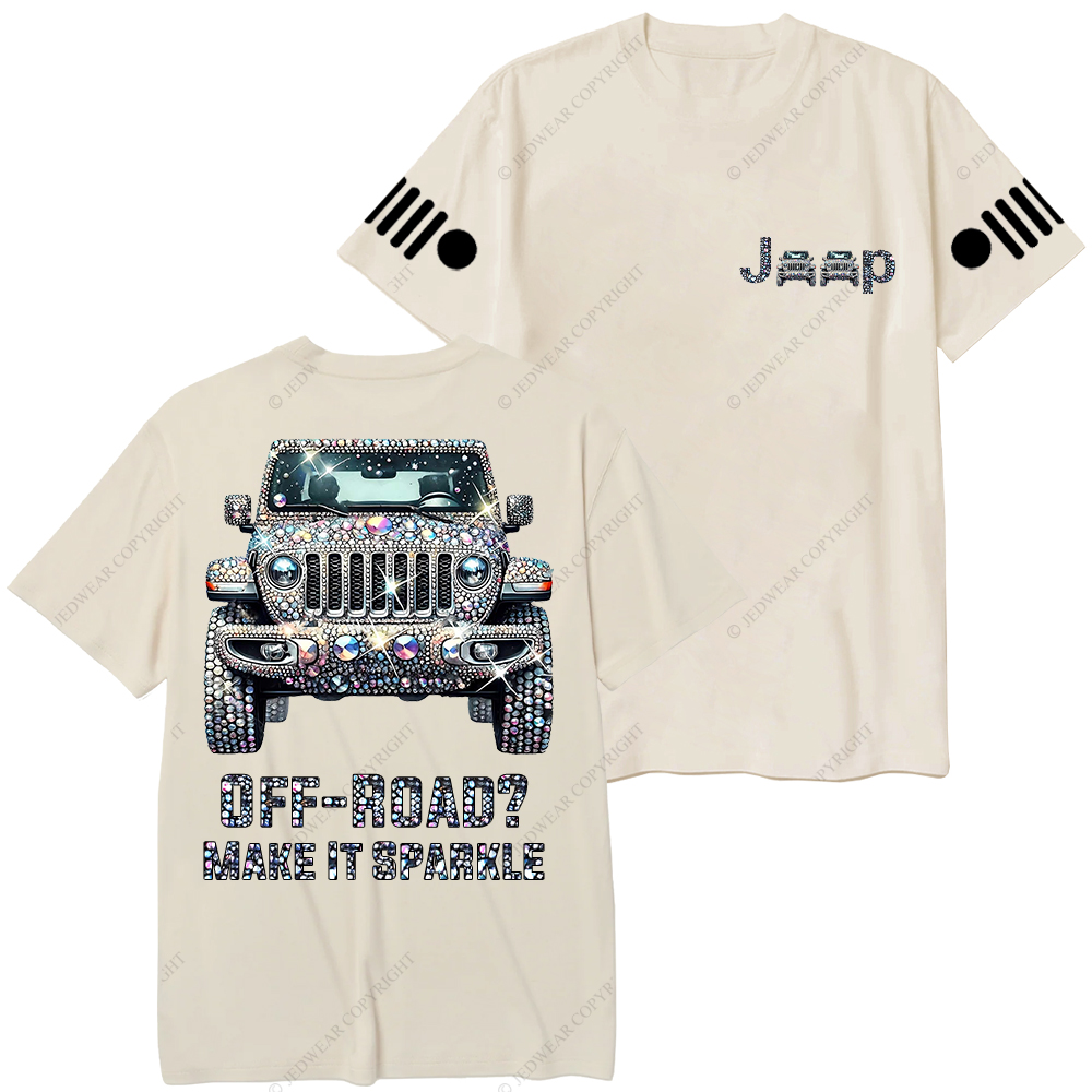 Bling Sparkle Rhinestone Car Glam Girl  Jp T-Shirt 
