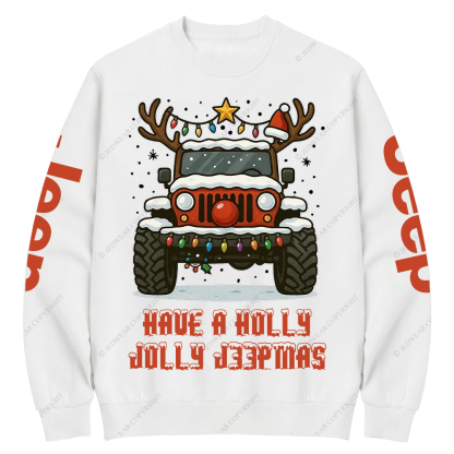 Off-Road Merry Christmas Jp Crew Neck Sweatshirt