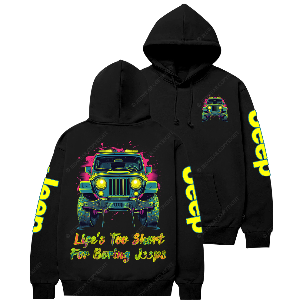 Colored Brush Graffiti Jp Casual Hoodie
