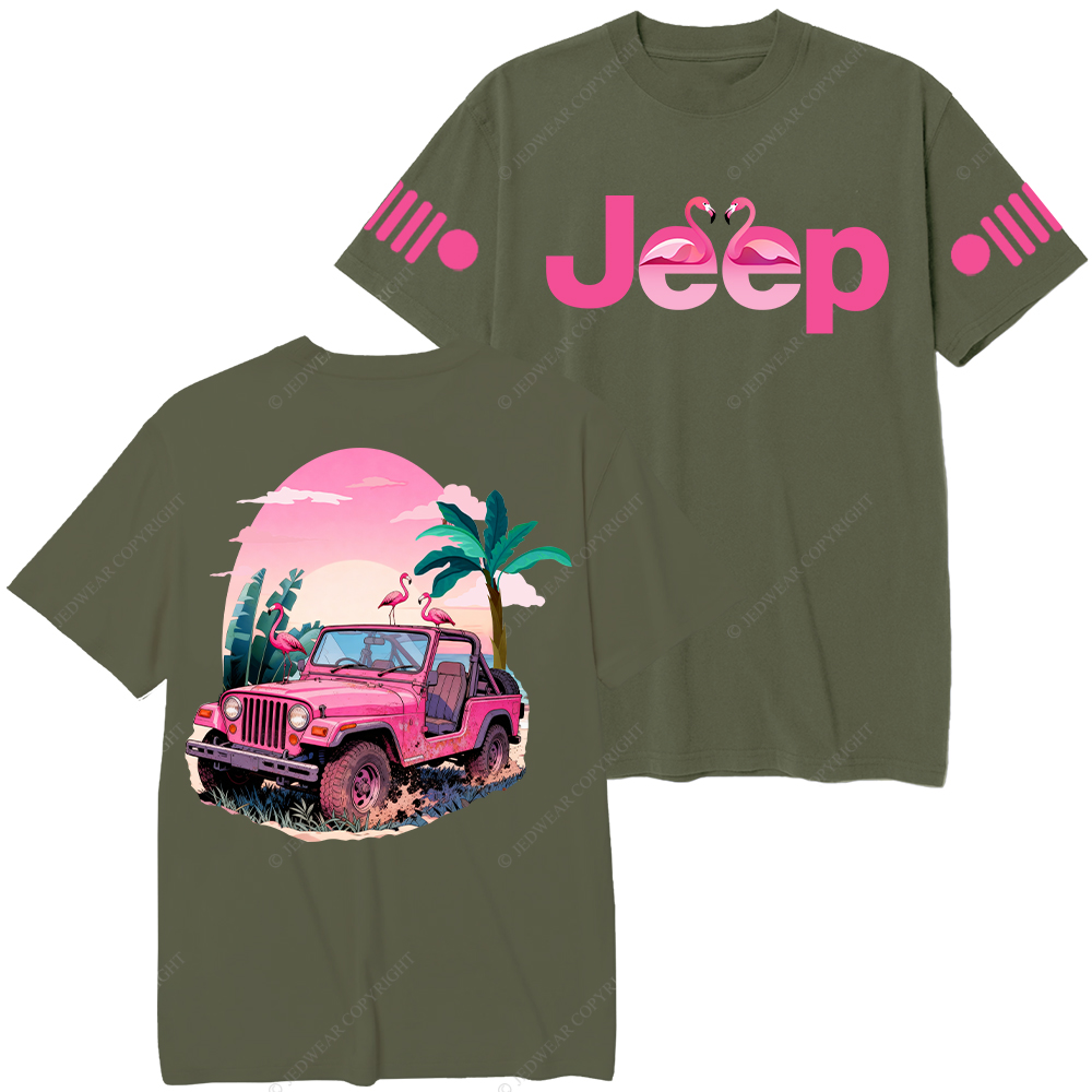 Pink Swan Flamingo Jp T-Shirt