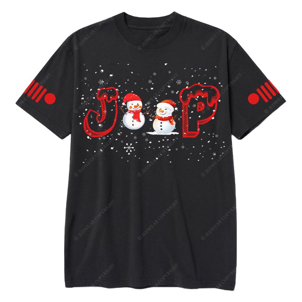 Merry Christmas Snowman Jp T-Shirt