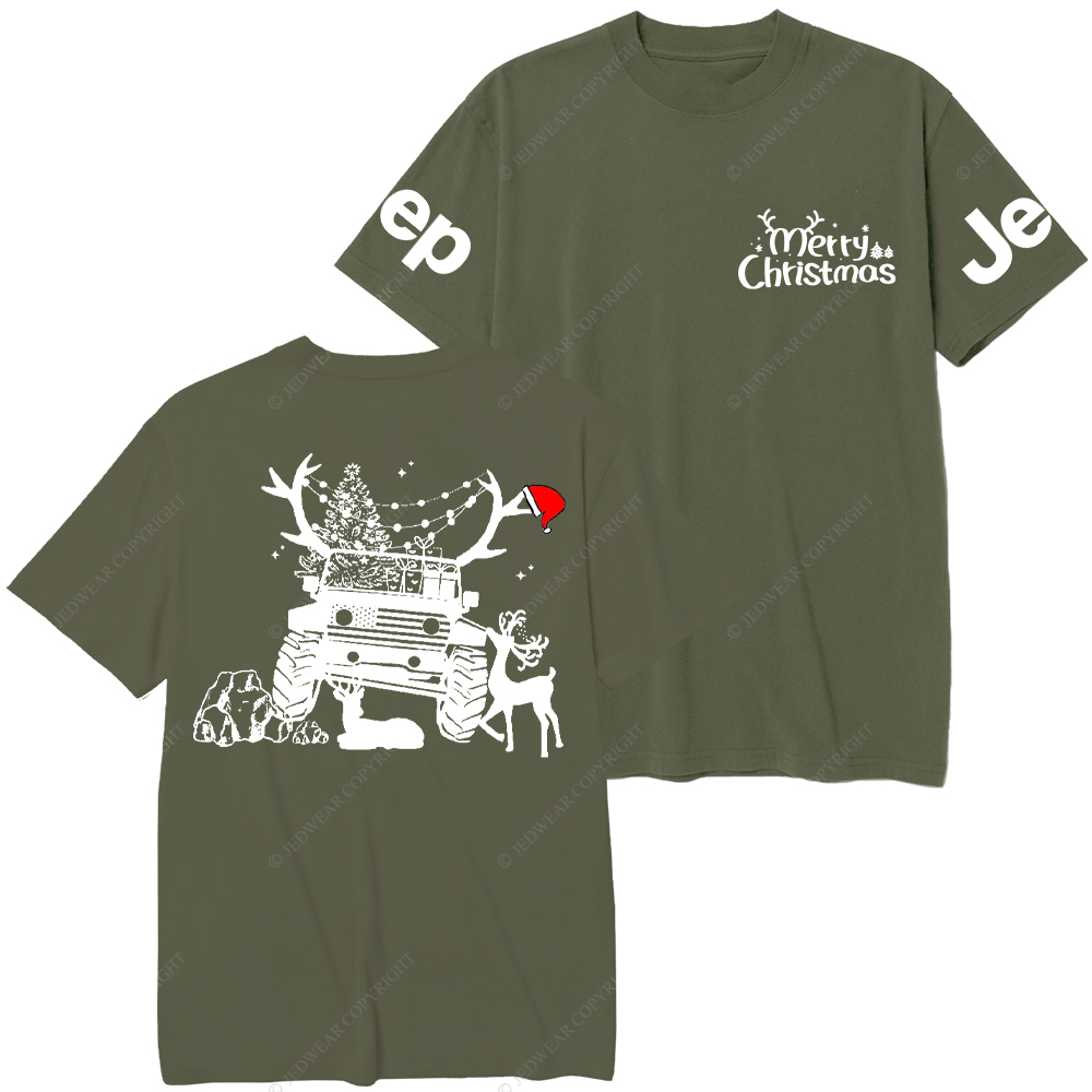 Christmas American Off Road 4x4 Car Jp T-Shirt