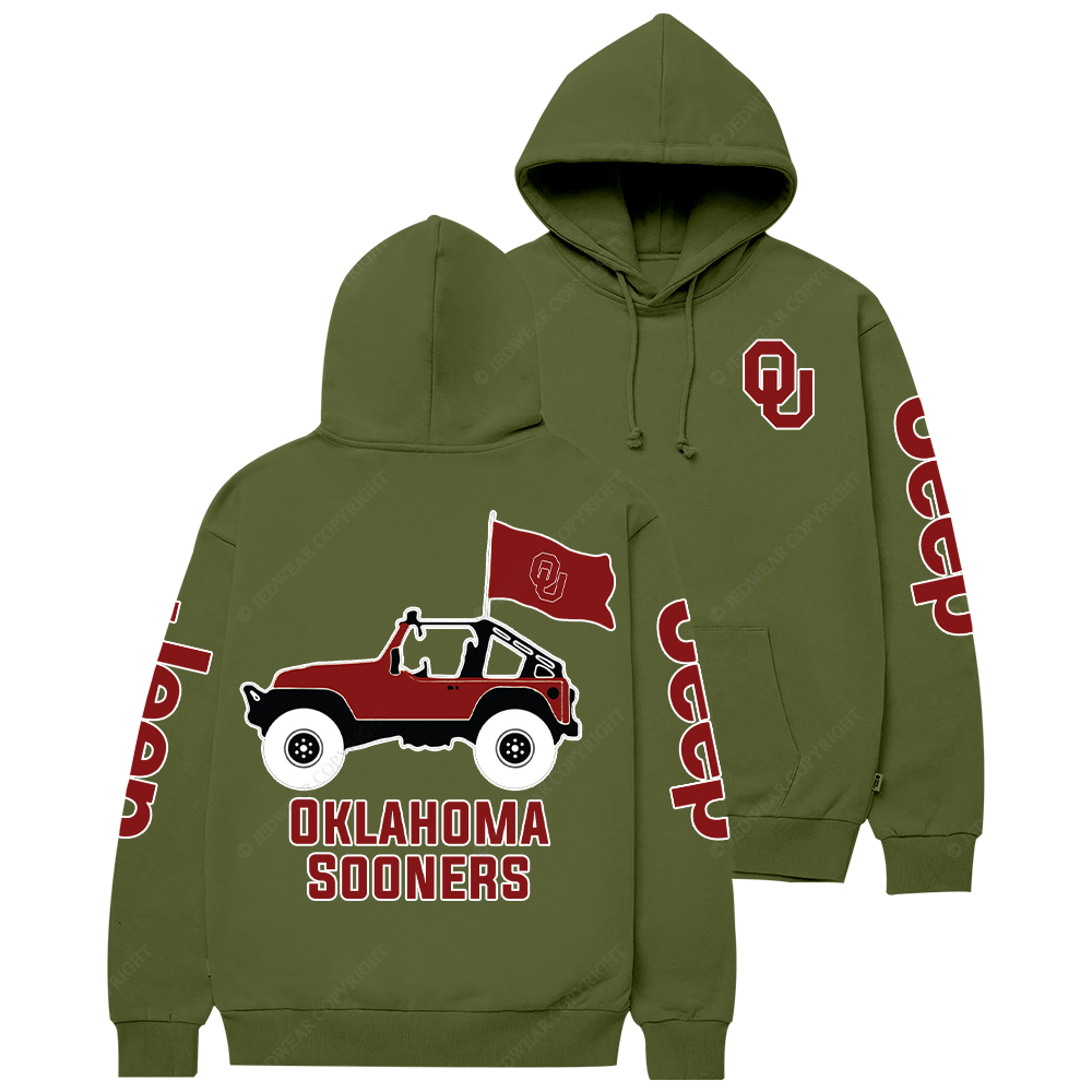 Oklahoma Sooners Football Jp Casual Hoodie