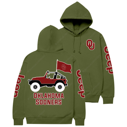 Oklahoma Sooners Football Jp Casual Hoodie