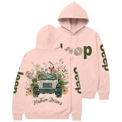Nature Drives Flower Jp Casual Hoodie