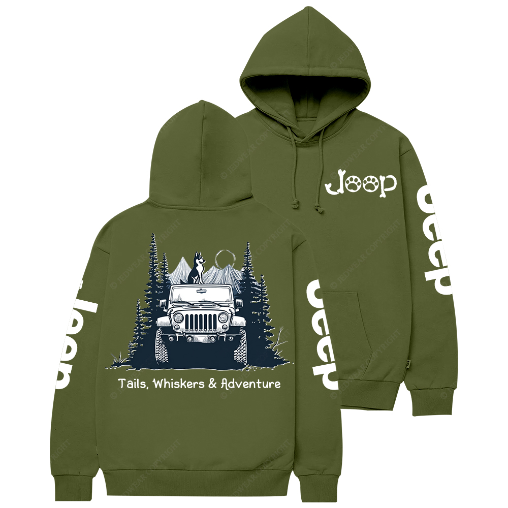 Tails Whiskers Adventure Jp Casual Hoodie