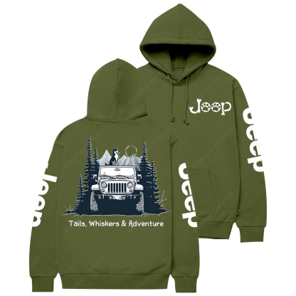 Tails Whiskers Adventure Jp Casual Hoodie