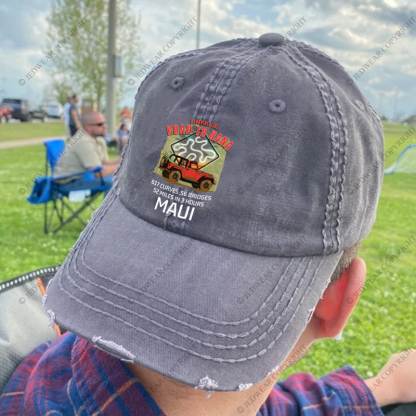 I Survived The Road To Hana Curves Jp Baseball Cap