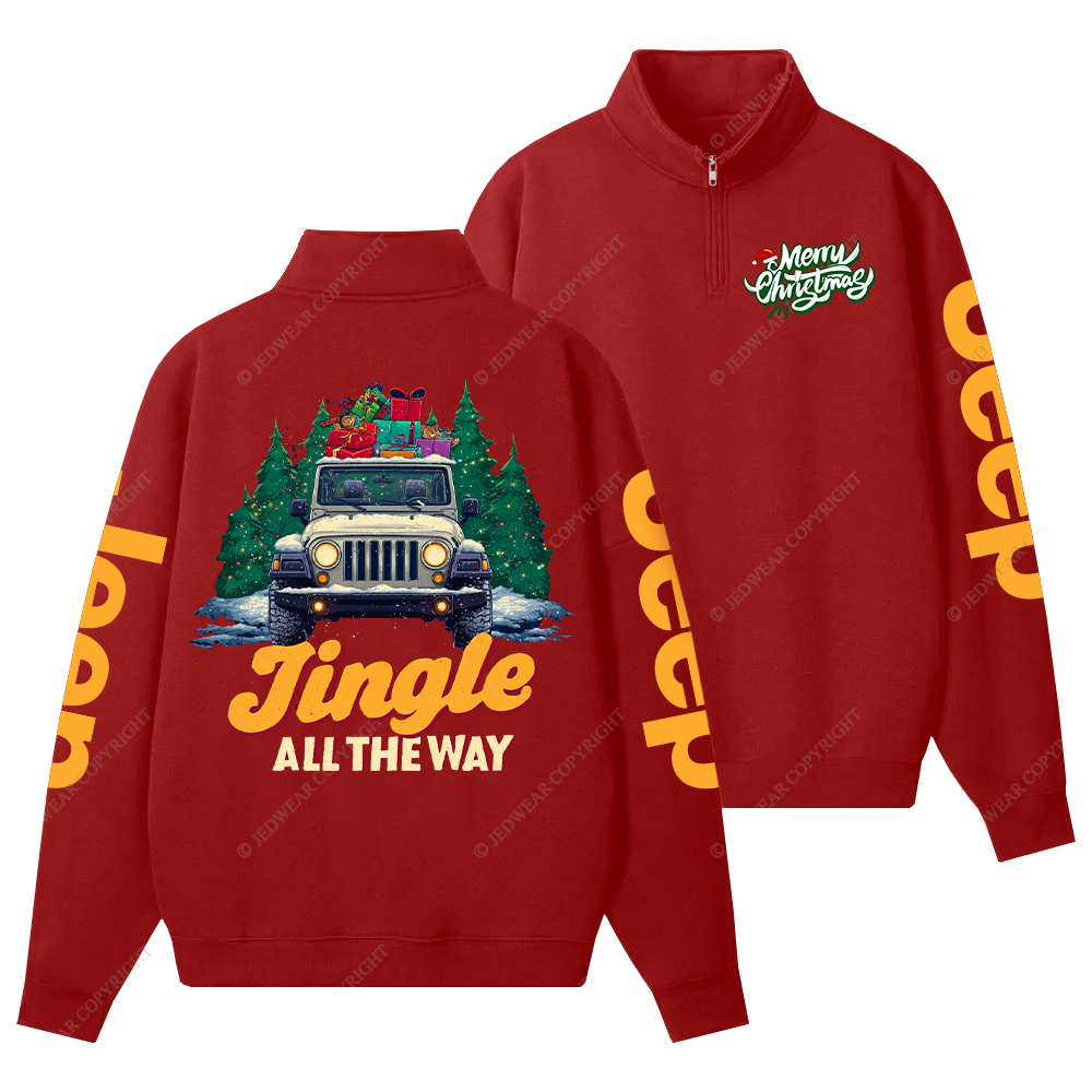 Jingle All The Way Jp Half-Zip Jacket Sweatshirt