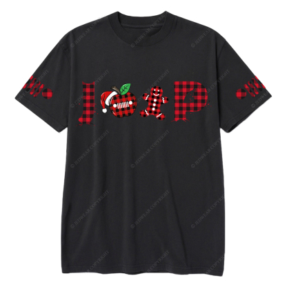 Merry Christmas Apple Gingerbread Man Jp T-Shirt
