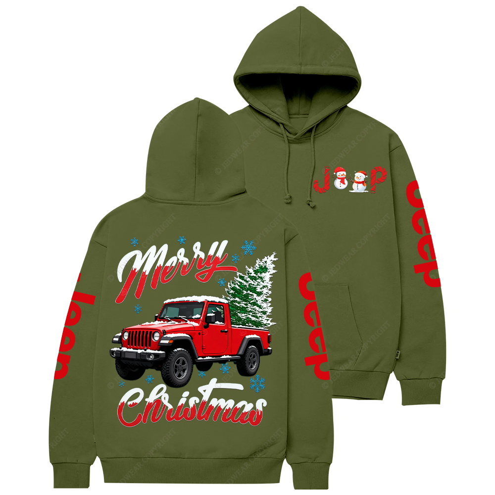 Merry Christmas And Tree Jp Casual Hoodie
