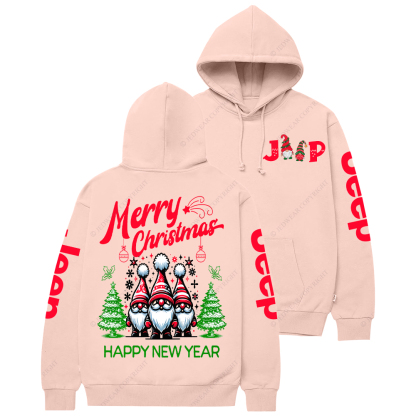 Christmas Gnomes Greeting Jp Casual Hoodie