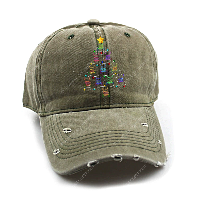 Bling Car Merry Christmas Jp Baseball Cap