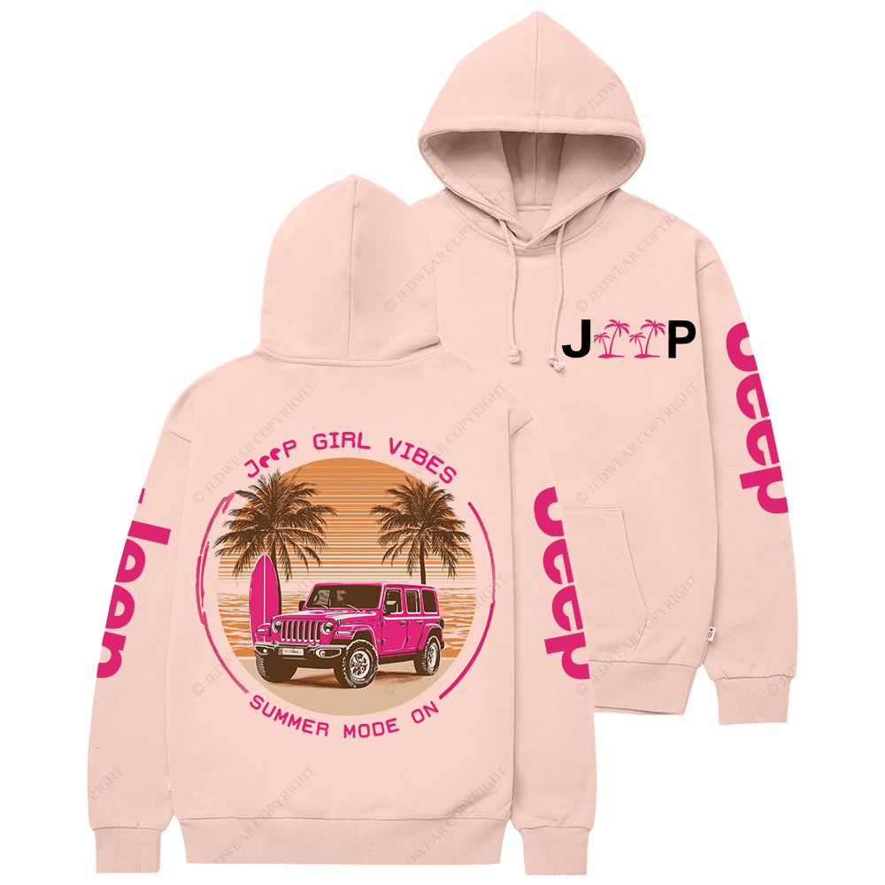 Car Girl Vibes Summer Mode On Jp Casual Hoodie