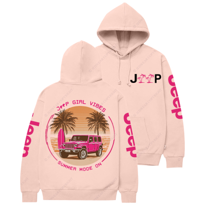 Car Girl Vibes Summer Mode On Jp Casual Hoodie