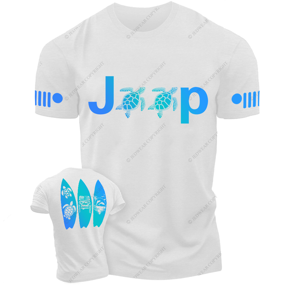 Beach Turtle Dolphin Jp T-Shirt