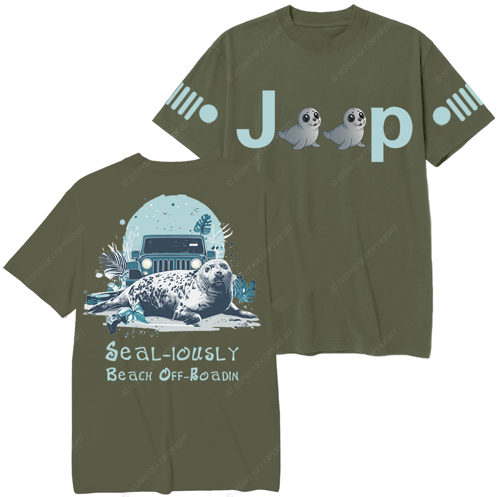 Seal-iously Beach Off-Roadin Jp T-Shirt