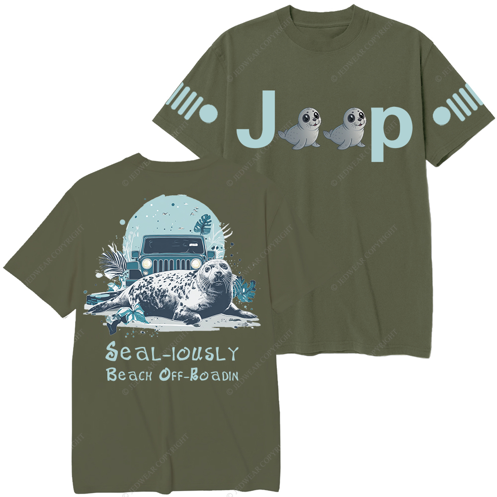 Seal-iously Beach Off-Roadin Jp T-Shirt
